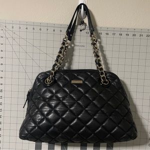 Kate Spade Black Quilted Bag